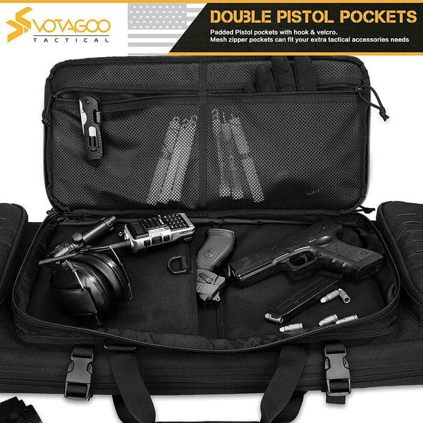 Double Rifle & Pistol Case: Reliable Protection