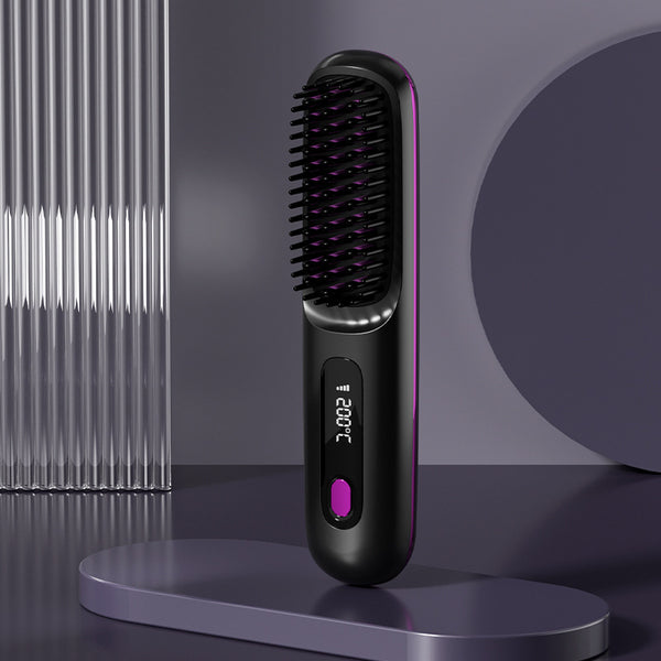 Rechargeable Hair Straightening Comb