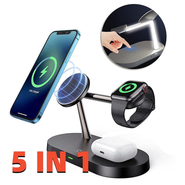 5-in-1 Magnetic Charger: Ultimate Convenience!